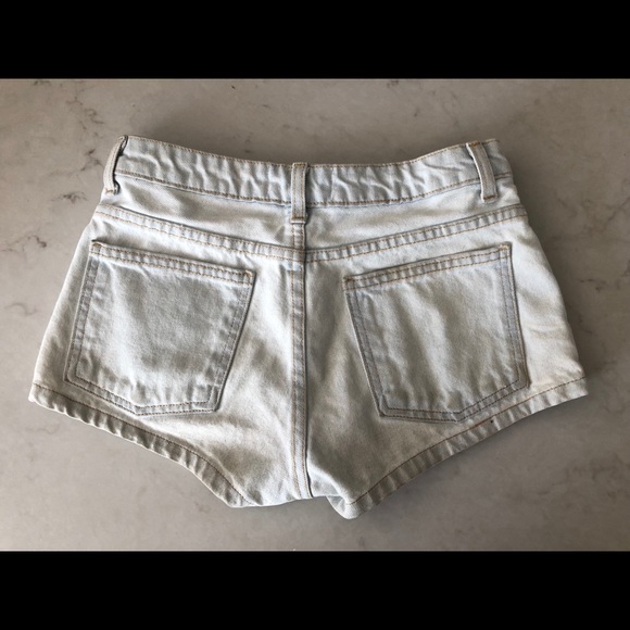 American apparel denim/jean shorts - Picture 2 of 2